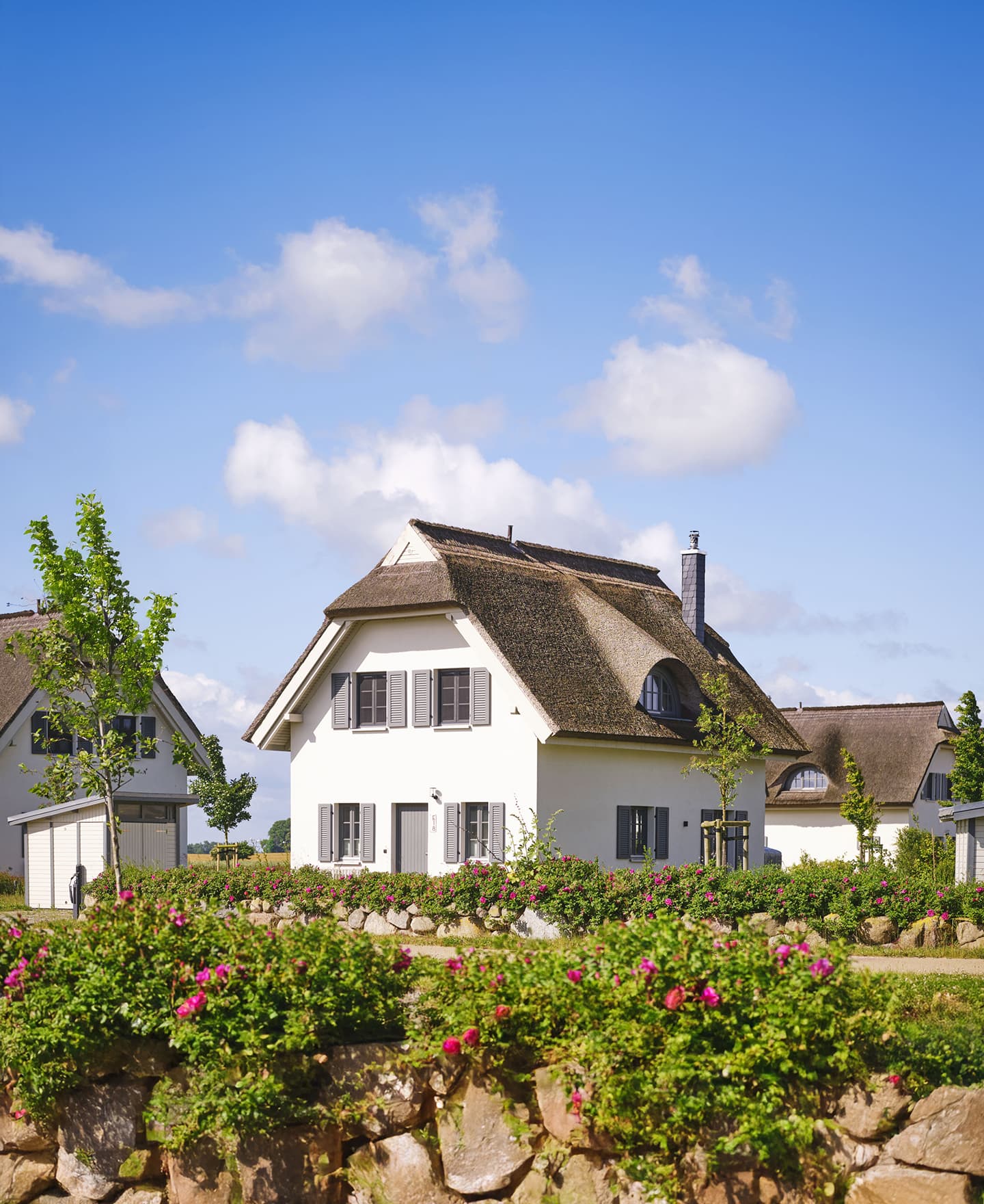 Blick auf eine Villa